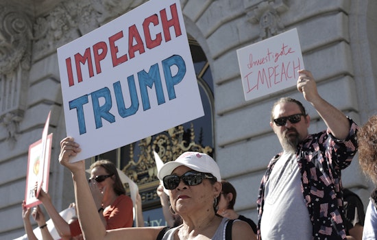 City Hall Rally Calls For Trump's Impeachment