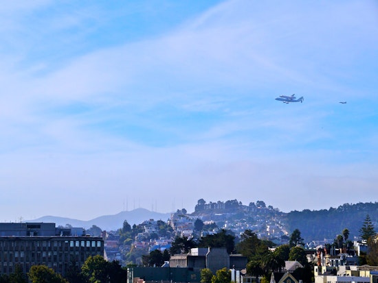 Space Shuttle Endeavour, As Seen From the Lower Haight