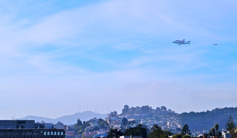 Space Shuttle Endeavour, As Seen From the Lower Haight