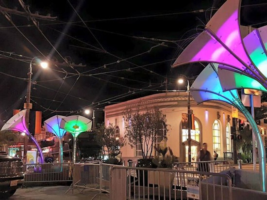 Castro's New LED Art Installation Blossoms Friday