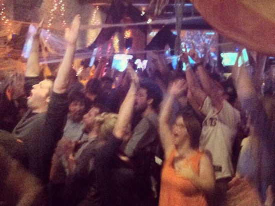 The Giants Clinch, As Experienced at Mad Dog