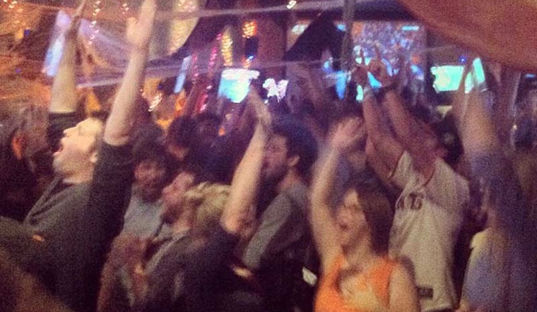 The Giants Clinch, As Experienced at Mad Dog