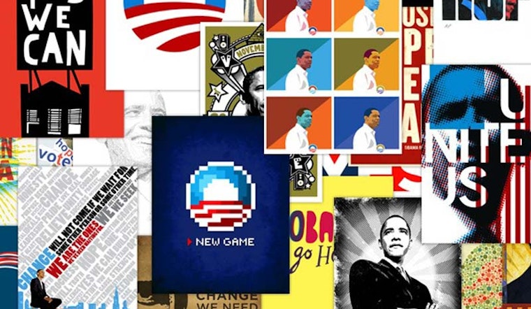 Design For Obama Pop-Up Show Tonight