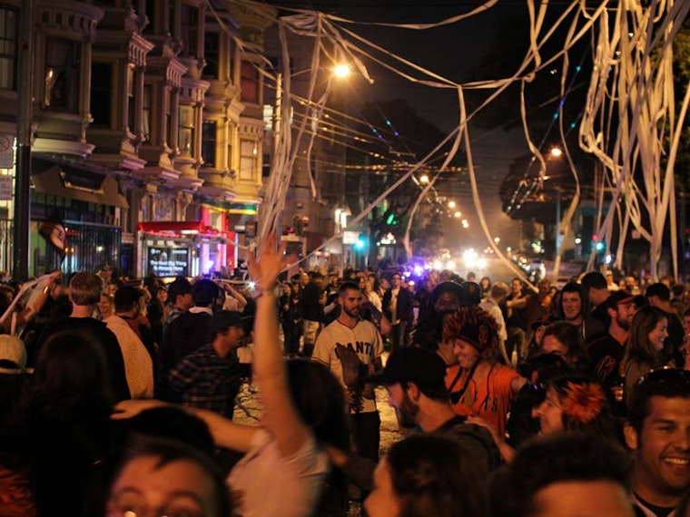 A Giant Celebration in the Lower Haight