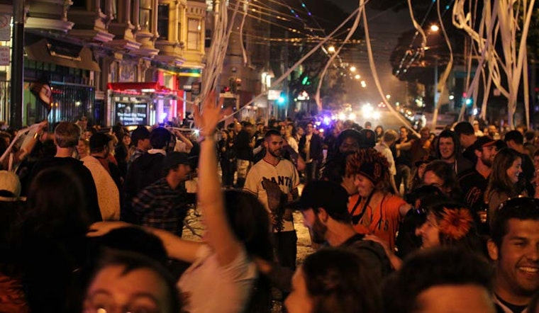 A Giant Celebration in the Lower Haight