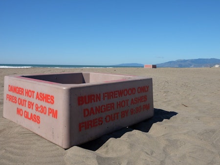 Ocean Beach's Fire Pits Dark Until March