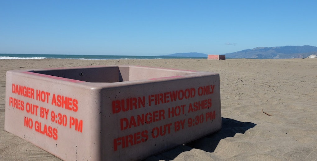 Ocean Beach's Fire Pits Dark Until March