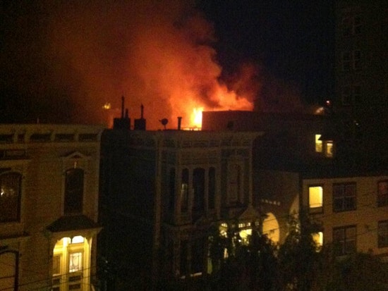 Haight Street Fire Displaces Eight [Updated]