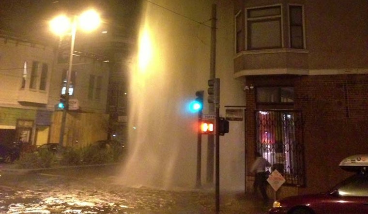 Overnight Divisadero Drama: Cars Vs. Fire Hydrant