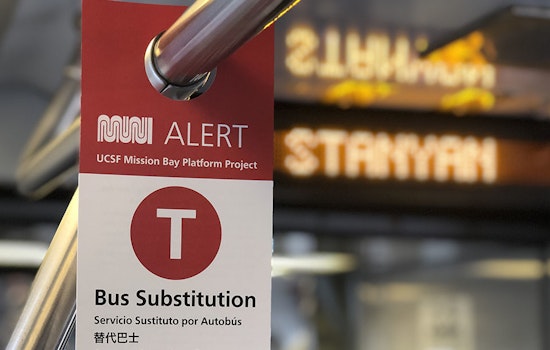 Another 10-day Muni T-Third line bus substitution kicks off this weekend