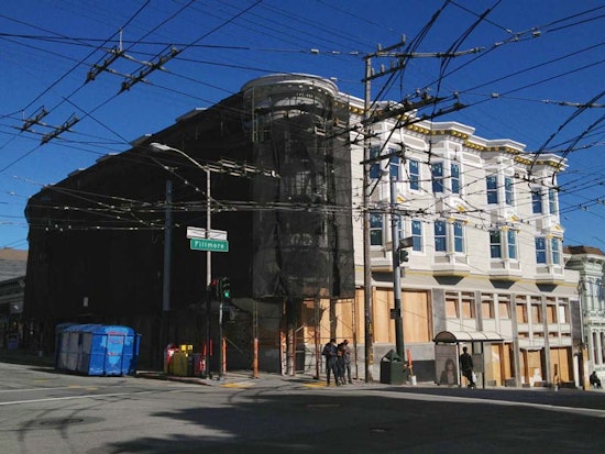 Wraps Partially Come Off Haight and Fillmore