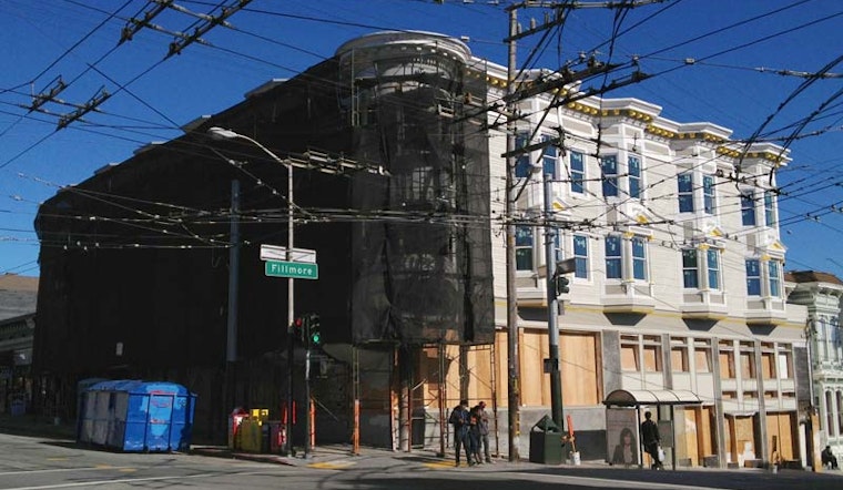 Wraps Partially Come Off Haight and Fillmore