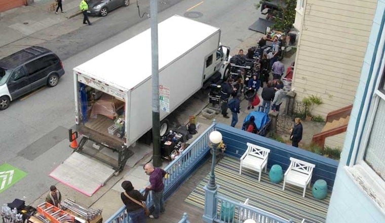 Scenes From Yesterday's Filming on Haight Street