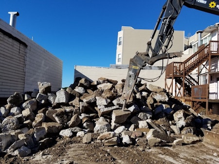 Former 'Parkside Cleaners' Building Demolished For Condos