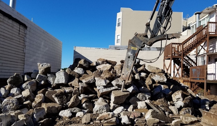 Former 'Parkside Cleaners' Building Demolished For Condos