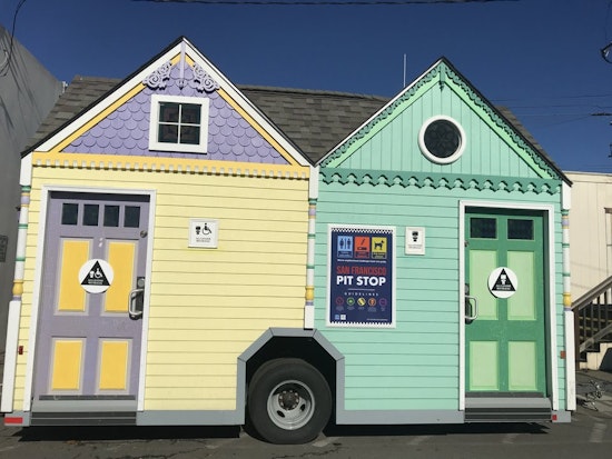 'Painted Lady' Pit Stop Portable Toilet Debuts In Upper Haight