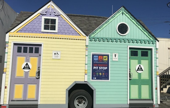 'Painted Lady' Pit Stop Portable Toilet Debuts In Upper Haight