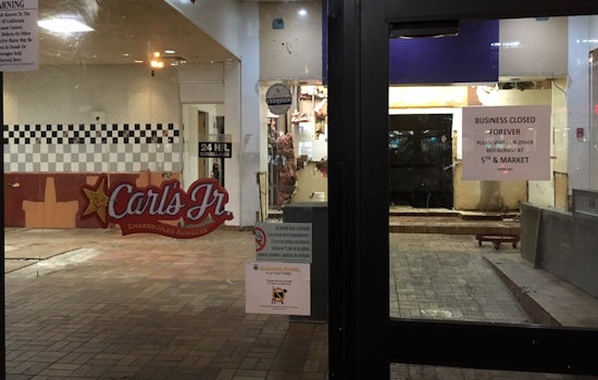 UN Plaza's 'Carl's Jr./Green Burrito' Closed, Gutted