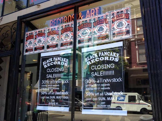 Black Pancake Records to Close Sunday