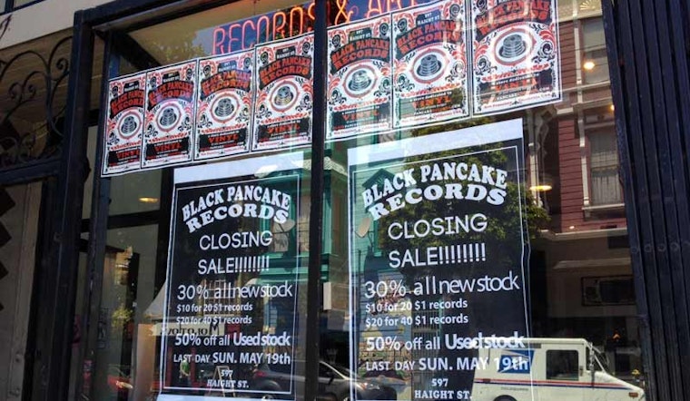 Black Pancake Records to Close Sunday