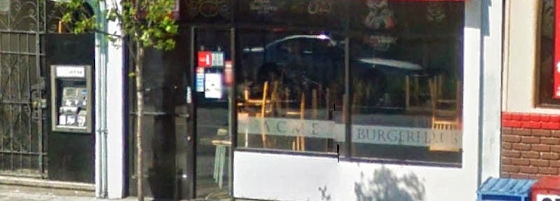 Acme Burgerhaus Closes, Apparently