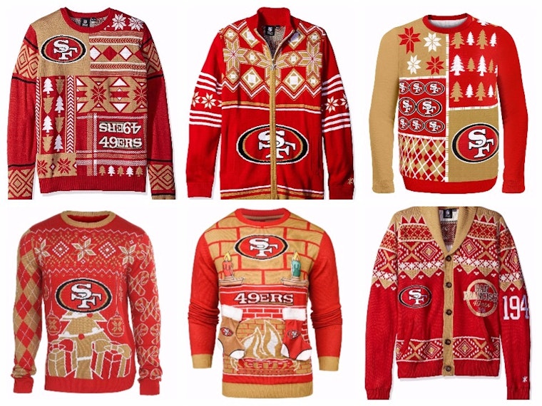 6 Ugly 49ers Sweaters To Keep The Cold Away