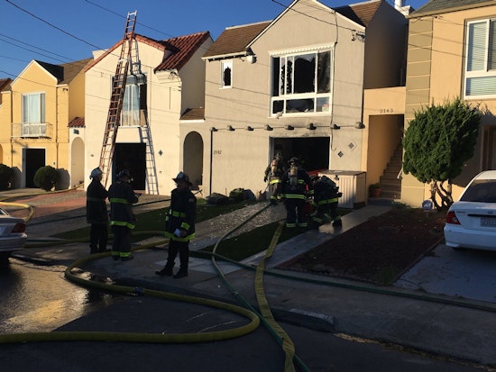 1-Alarm Fire Displaces 4 From Adjoining Homes In Outer Sunset