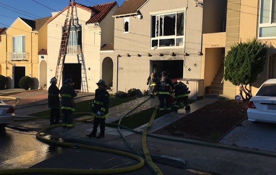 1-Alarm Fire Displaces 4 From Adjoining Homes In Outer Sunset