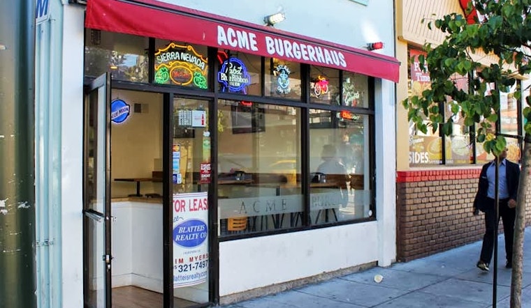 Acme Burgerhaus Reopens, Surprisingly