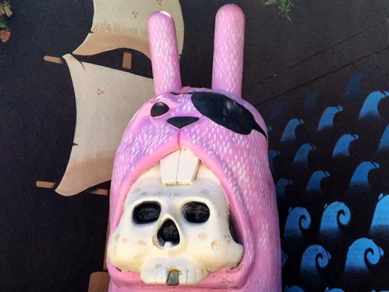 Jeremy Fish Turns Pink Bunny Into a Pirate