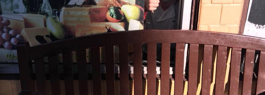 Brie'd: Supervisor Helps Restore Benches At Cole Valley Cheese Shop