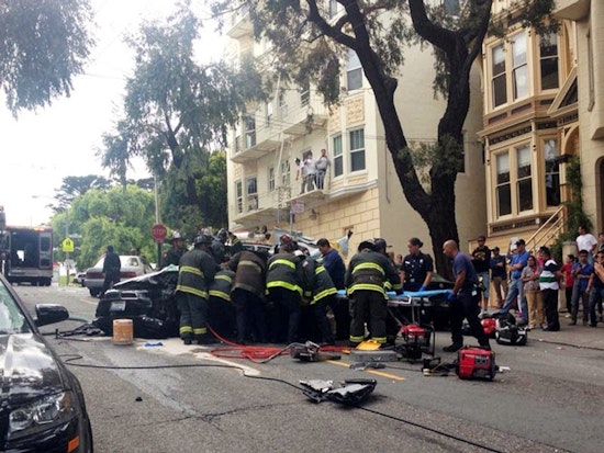 Bad Car Accident at Alamo Square [Updated]