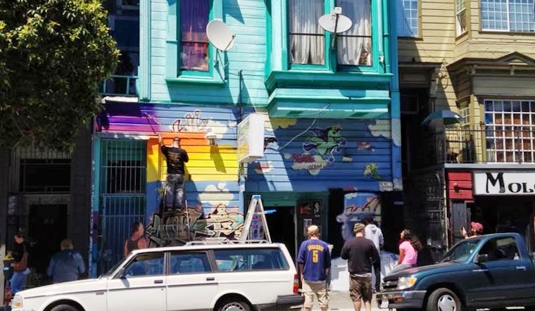 New Mural Going Up at O'Looney's