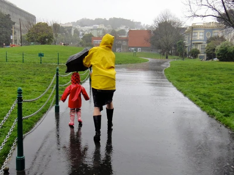 Rain Washes Out Duboce Park Tag Sale