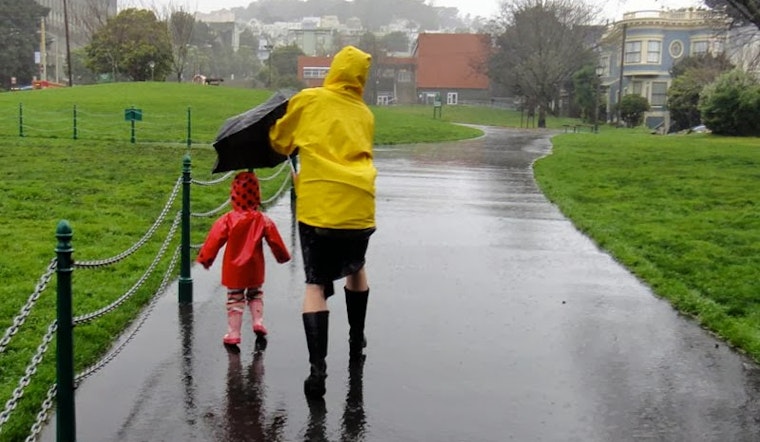 Rain Washes Out Duboce Park Tag Sale