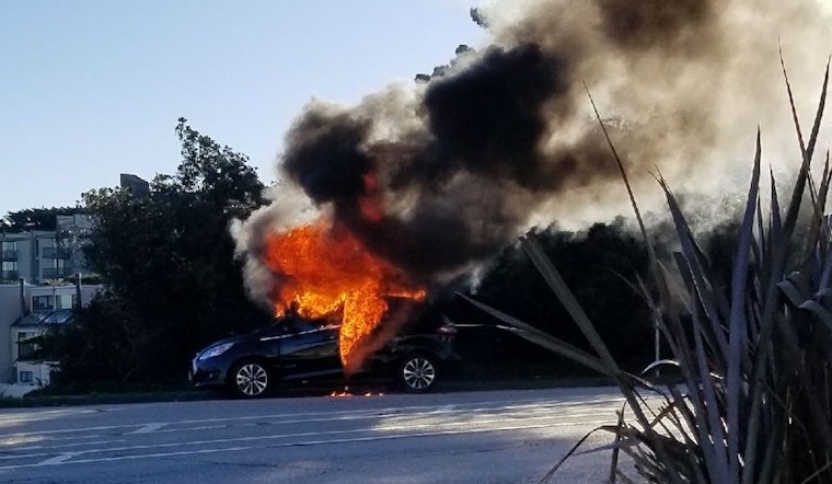 SFFD Responding To Diamond Heights Car Fire