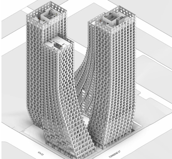Twisting Twin Towers Proposed For SoMa