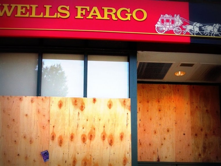 Haight Street Wells Fargo Vandalized. Again.