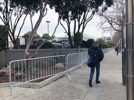 City Installs Barricades To Block Encampments Near Upper Market Safeway