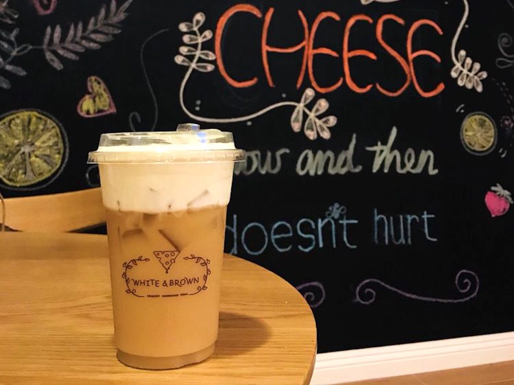 'White And Brown' Brings Cheese Foam Drinks To Koreatown