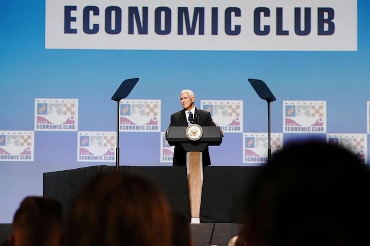 Top Detroit news: Pence lauds US economy during stopover; 9-year-old attacked by dogs dies; more