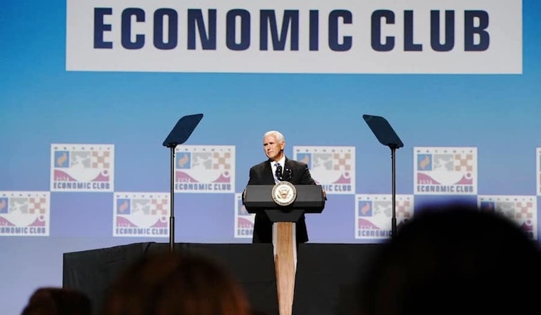 Top Detroit news: Pence lauds US economy during stopover; 9-year-old attacked by dogs dies; more