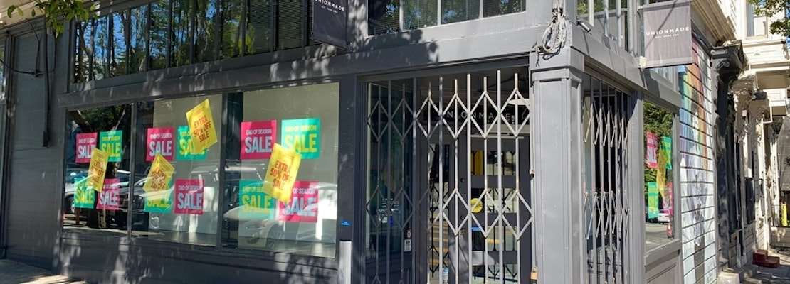 After 10 years, high-end clothing retailer Unionmade closes both Castro stores