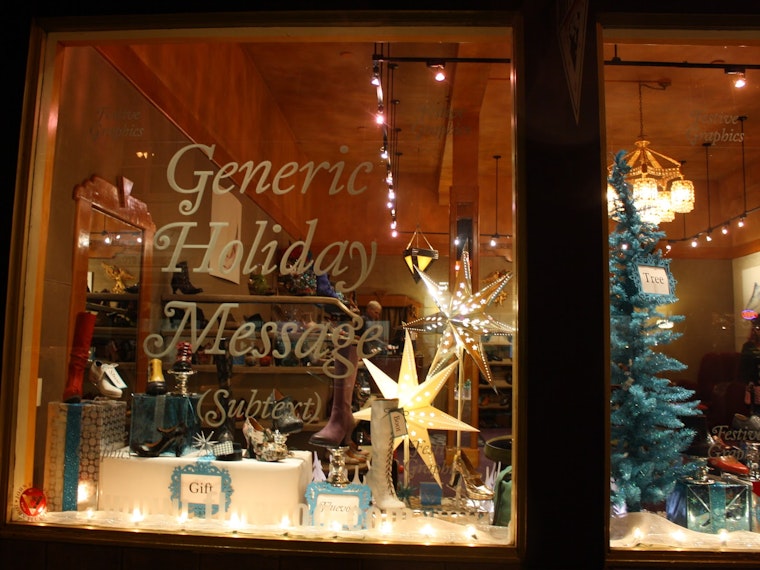 Your Holiday Window Contest Winner Is Fluevog!