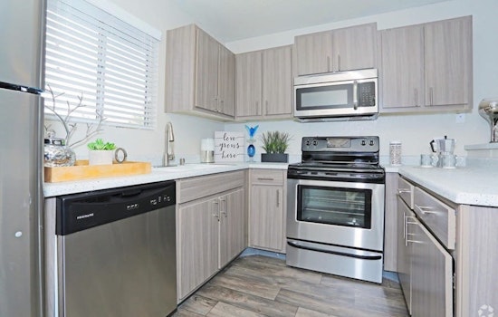 What apartments will $1,100 rent you in Green Valley North, right now?