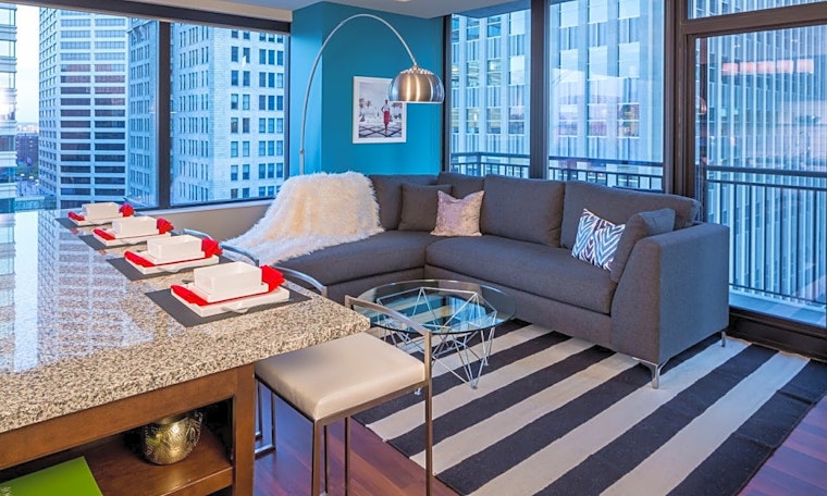 What apartments will $2,100 rent you in Downtown West, today?