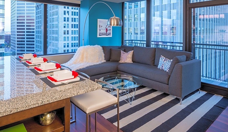 What apartments will $2,100 rent you in Downtown West, today?