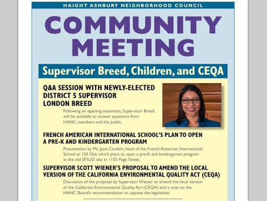 HANC Community Meeting Next Week
