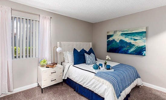What apartments will $1,100 rent you in Rancho Charleston, this month?