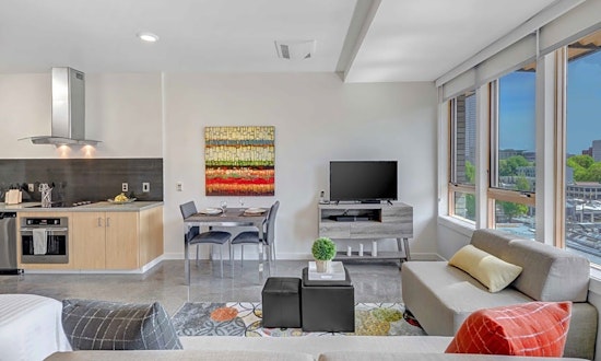 What apartments will $1,700 rent you in Pearl District, this month?
